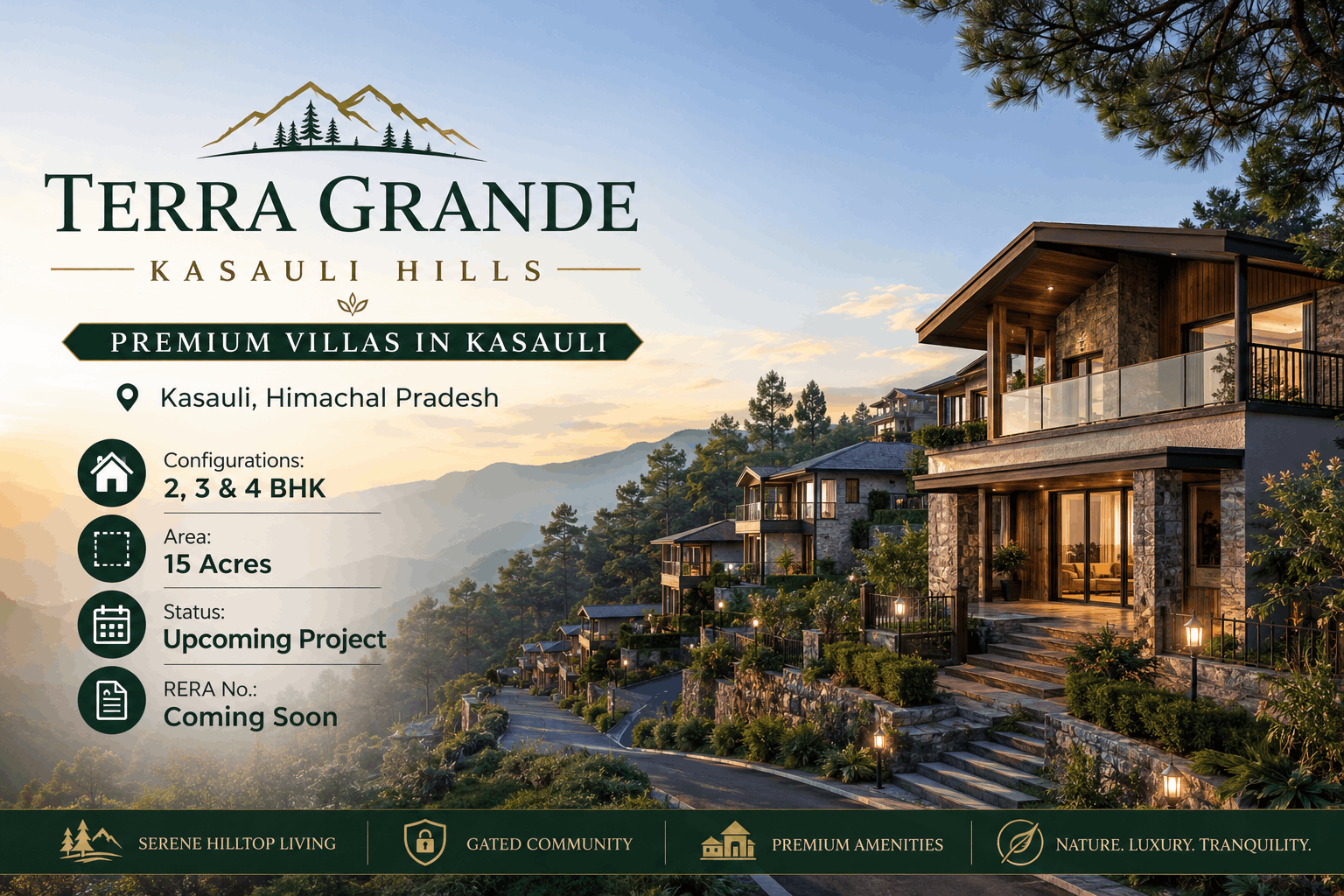 Terra Grande Kasauli Hills - Premium Villas in Kasauli